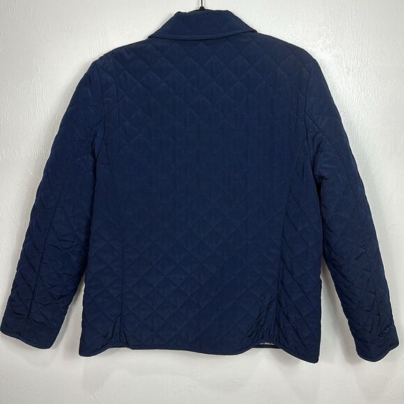 Pendleton Quilted Full Zip Jacket With Pockets In Navy Blue Size M - Picture 3 of 10